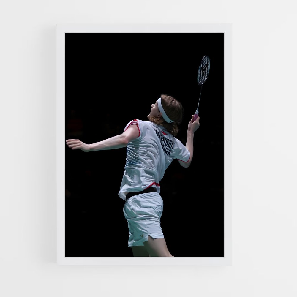 Poster Anders de antonsen – affiche Badminton (vue 3)